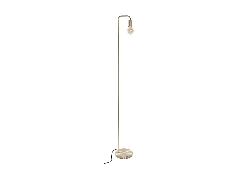 Lampadaire Doré en Métal H 150 cm