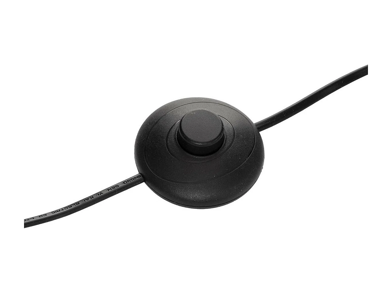 Lampadaire en Métal Noir et Doré H 151 cm