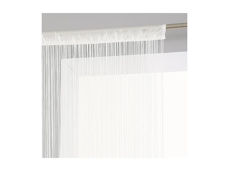 Rideau fil Ivoire 90 x 200 cm densité optimale