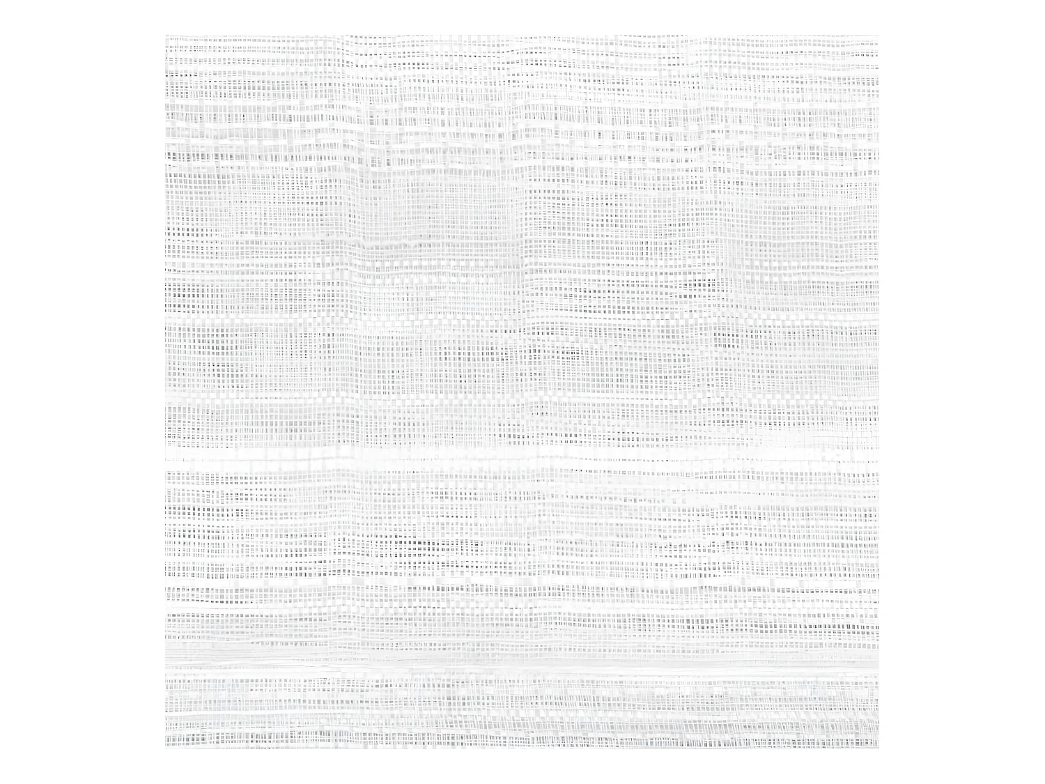 Voilage à œillets Blanc tissage à rayures 140 x 240 cm