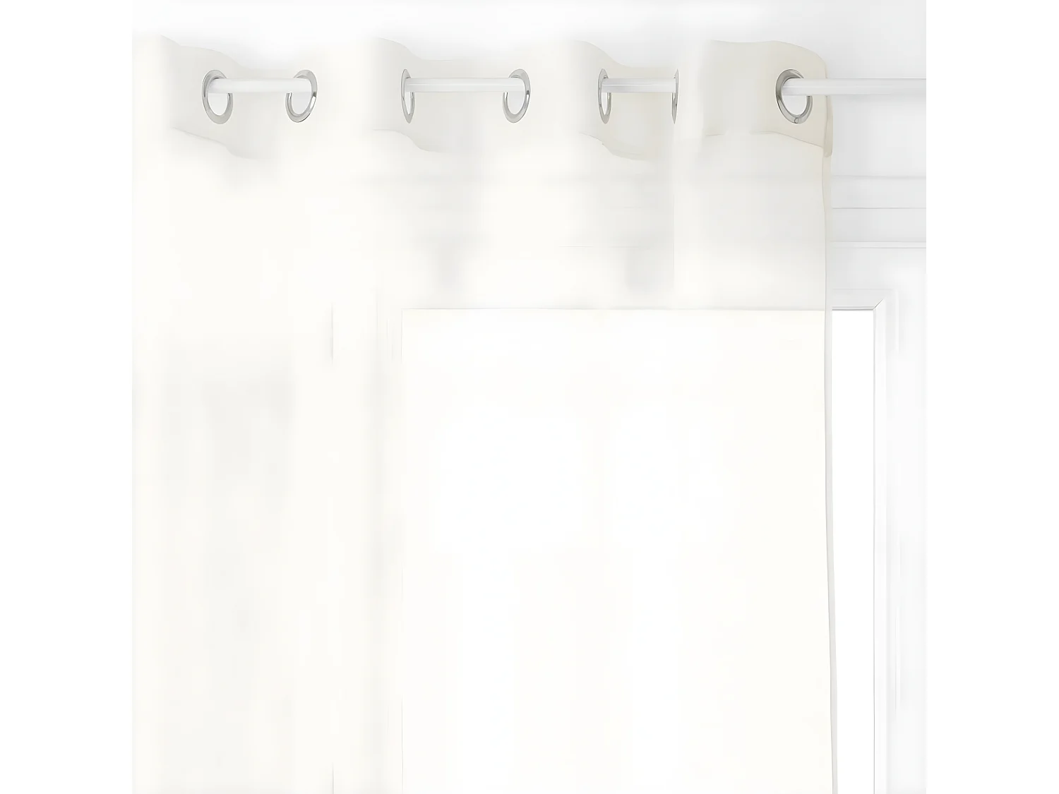 Voilage à œillets Ivoire 135 x 240 cm