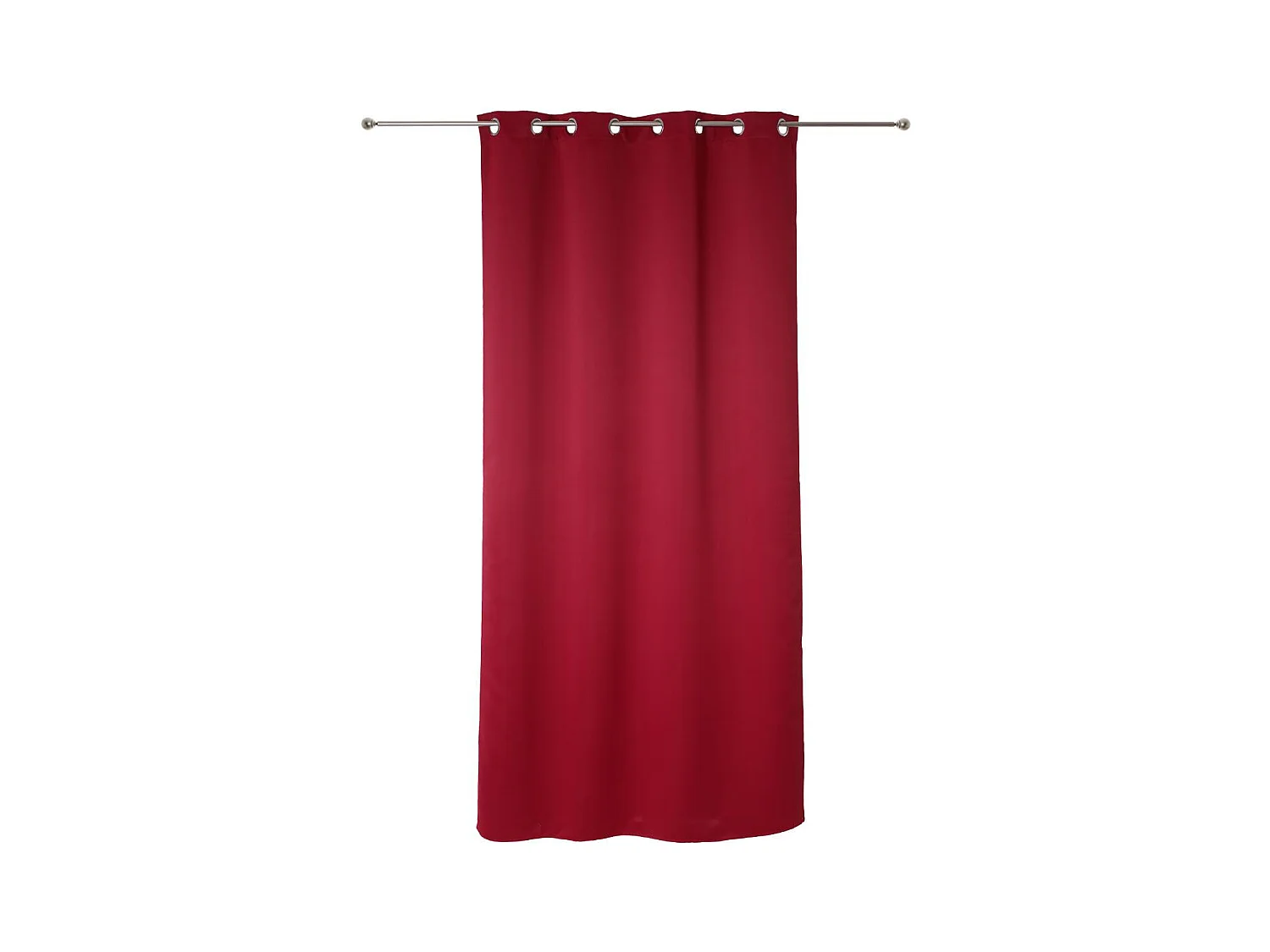 Lot de 2 Rideaux Occultants Rouge 135 x 240 cm