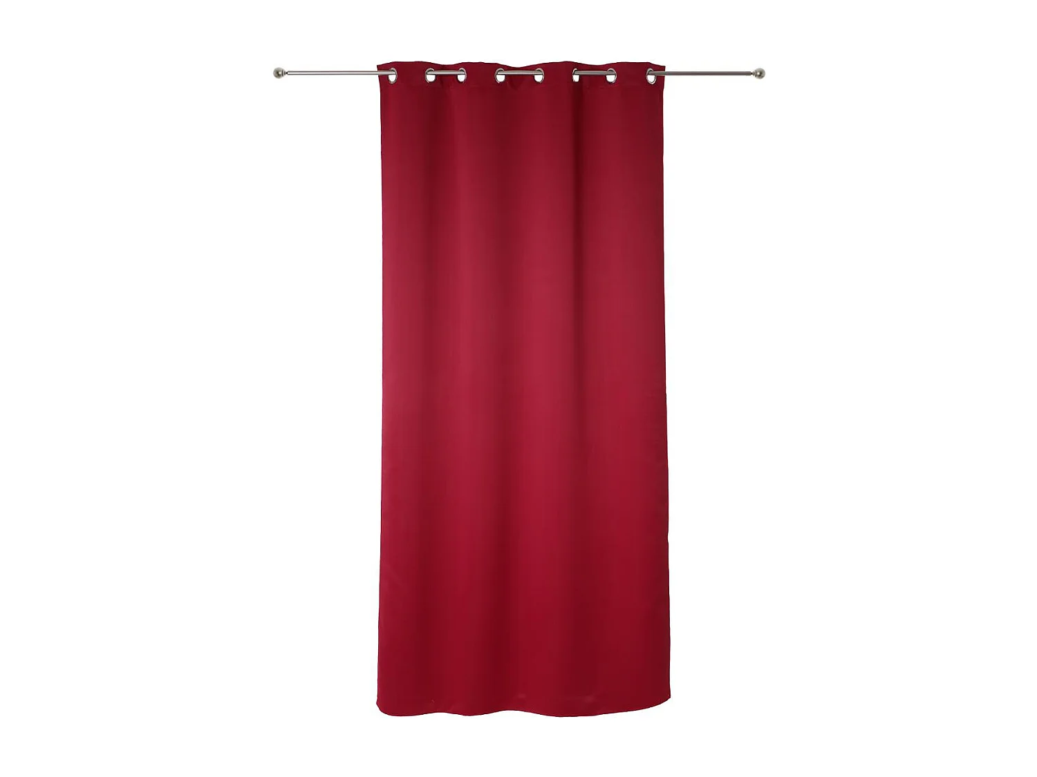 Lot de 2 Rideaux Occultants Rouge 135 x 240 cm