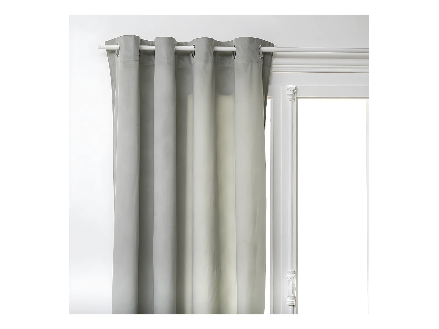 Rideau à œillets 140 x 260 cm Lilou Vert Céladon