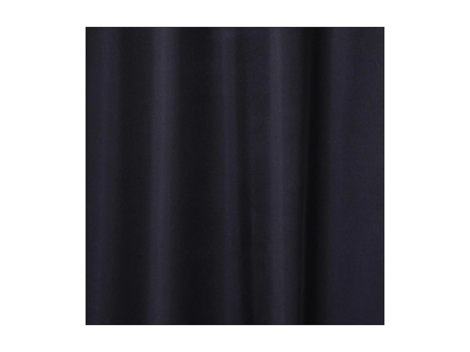 Rideau à œillets isolant doublure polaire Noir  140 x 260 cm