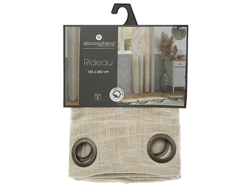 Cortina de tapicería de algodón acolchado 130 x 260 cm