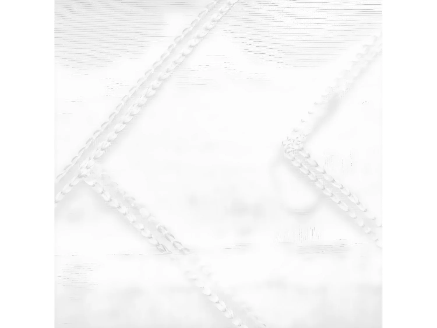 Voilage à œillets Blanc motif en relief brodé 140 x 240 cm