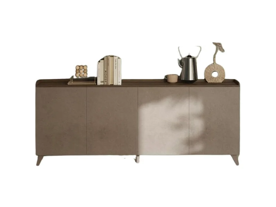 Madia 4 ante Polan 241x42x99h colore bronzo mercure