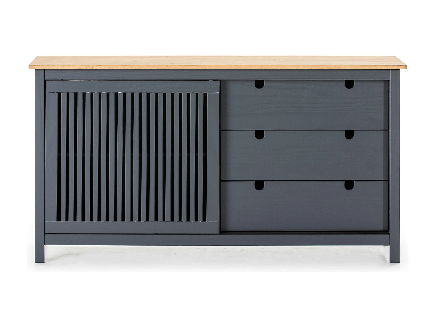 Dressoir Bruna - 150x40x80cm - Grijs