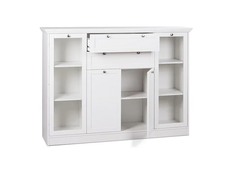 Credenza Landwood53 colore bianco 160x40x120H