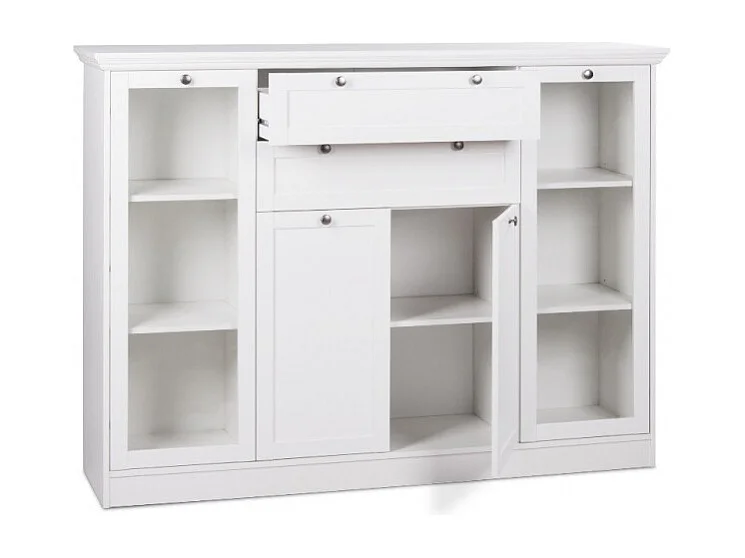 Credenza Landwood53 colore bianco 160x40x120H