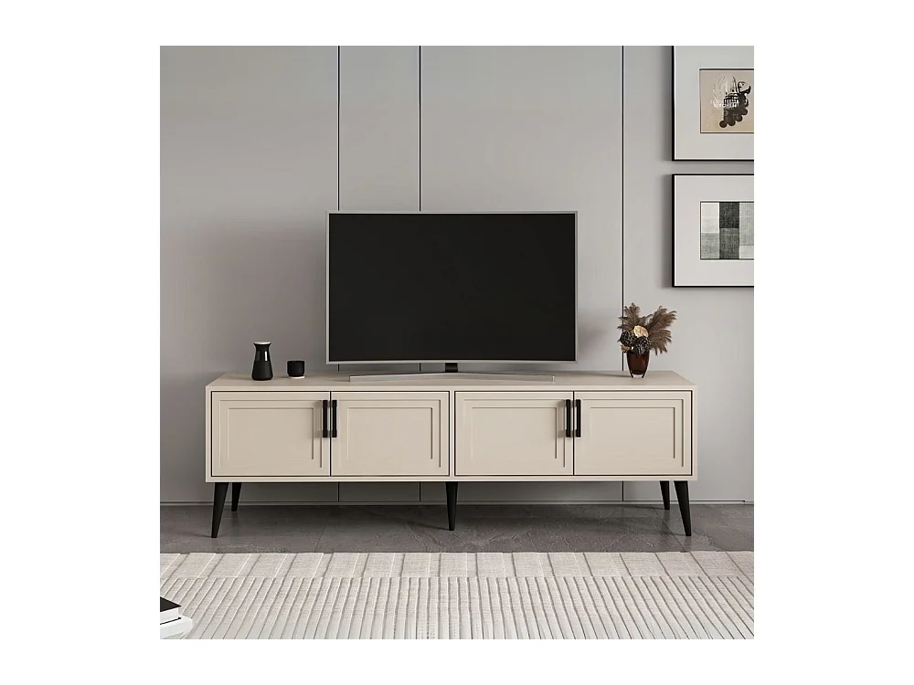 Mobile Porta TV Prime 4 ante colore cashmere 180x45x55H – Stile e funzionalità