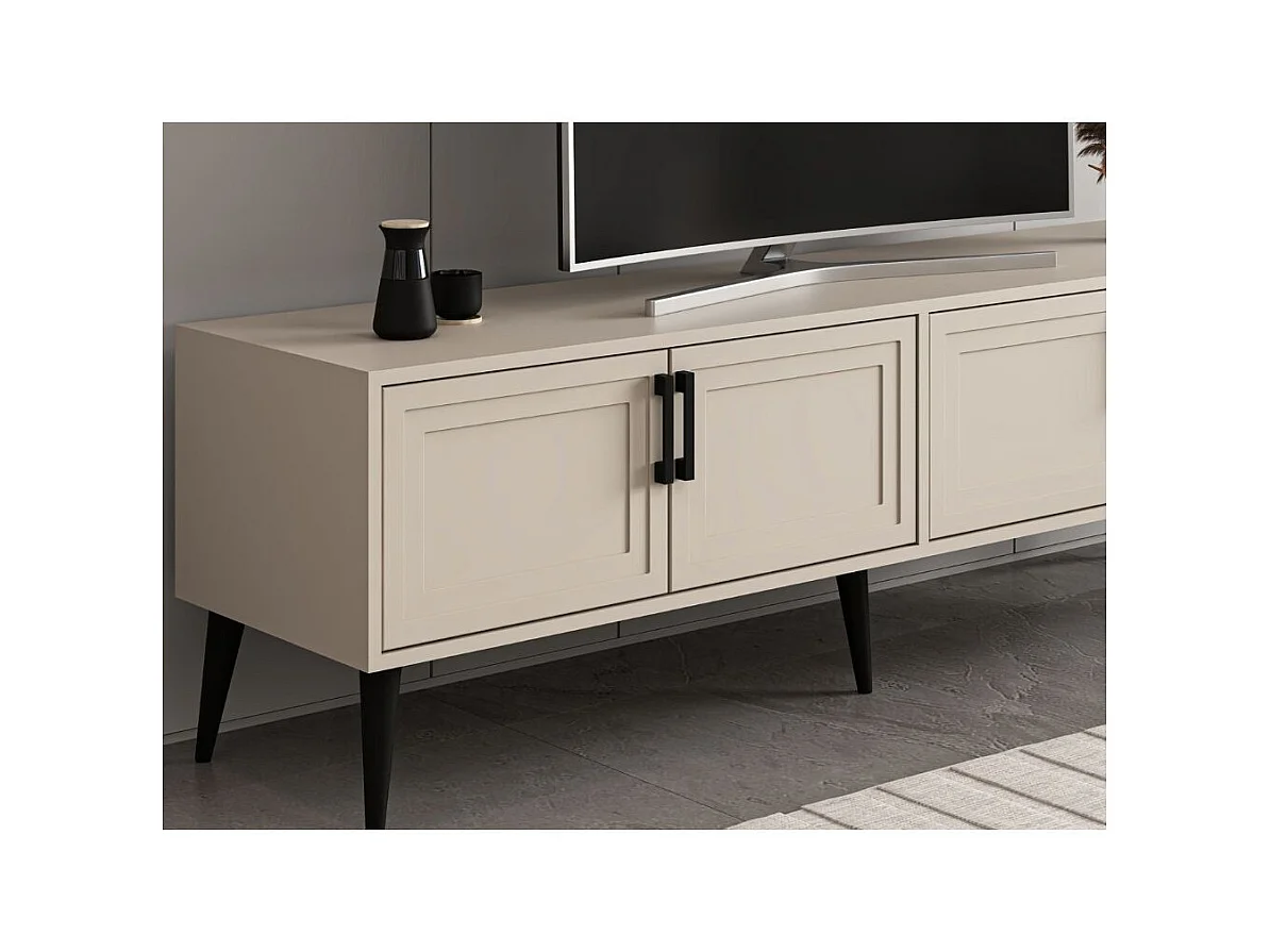 Mobile Porta TV Prime 4 ante colore cashmere 180x45x55H – Stile e funzionalità