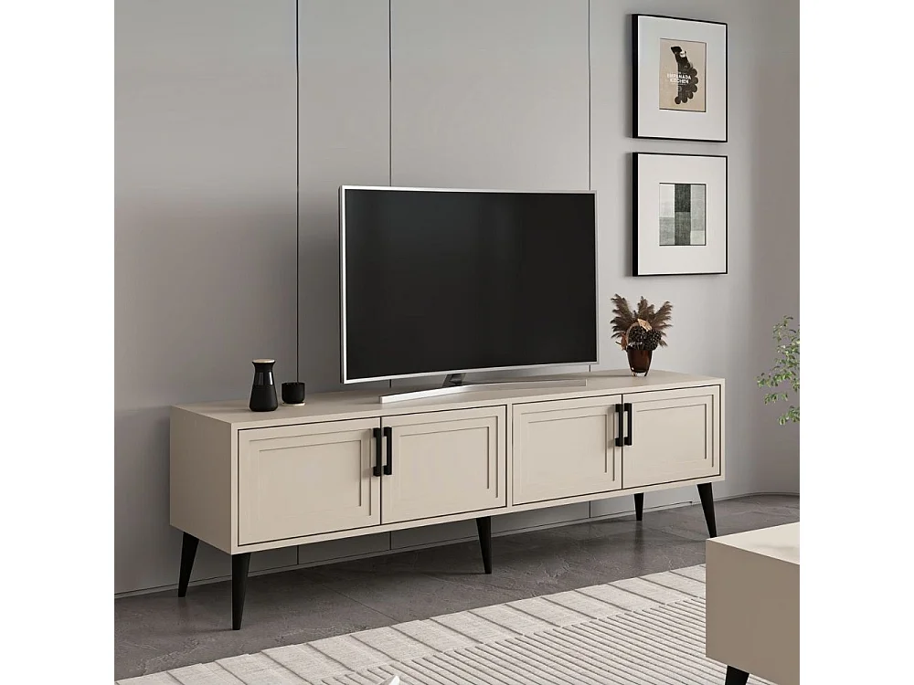 Mobile Porta TV Prime 4 ante colore cashmere 180x45x55H – Stile e funzionalità