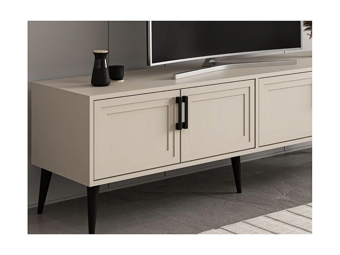 Mobile Porta TV Prime 4 ante colore cashmere 180x45x55H – Stile e funzionalità