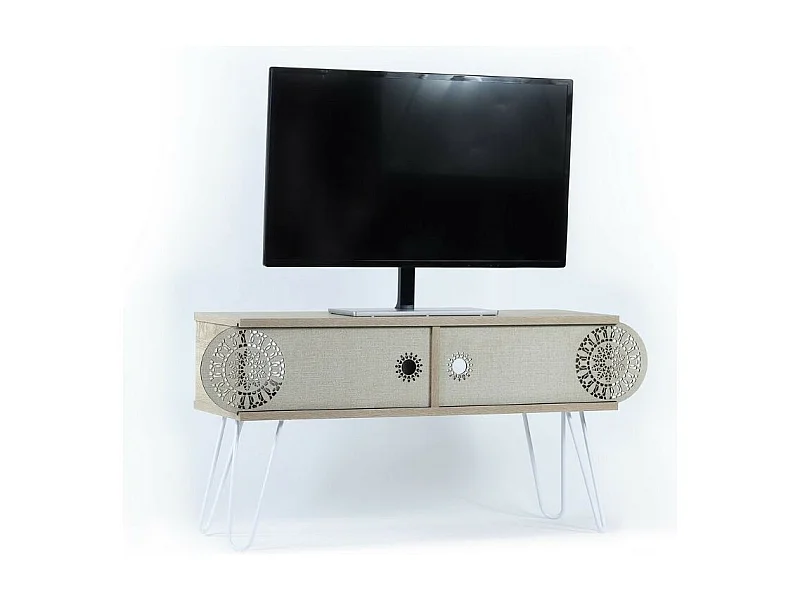 Mobile porta Tv Illia 106x30x48H MT190122 colore rovere