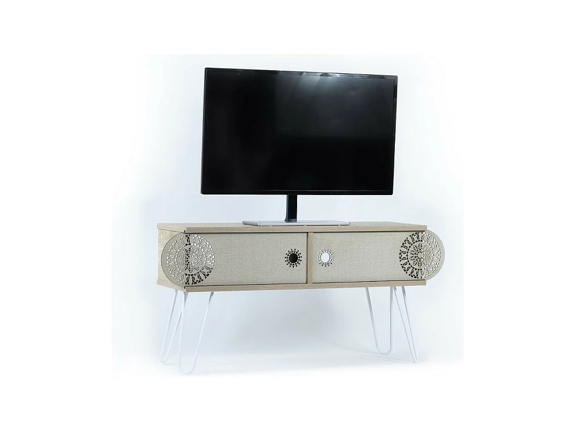 Mobile porta Tv Illia 106x30x48H MT190122 colore rovere