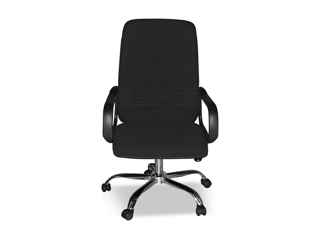 Poltrona da ufficio CR106H tessuto nero