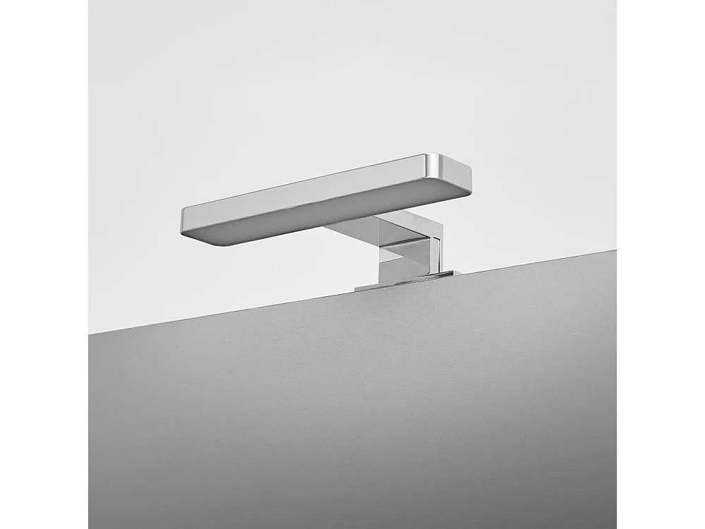 Lampada LED per bagno Brex 6,5 watt cromata 200 mm