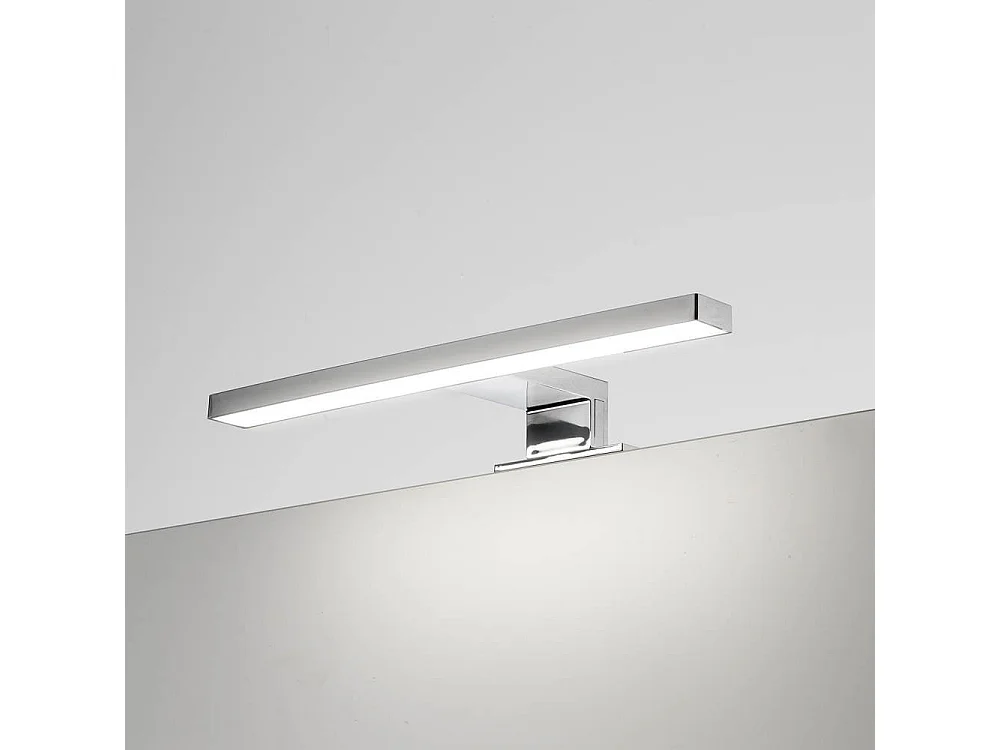 Lampada LED per bagno Kyra 600 mm colore cromato