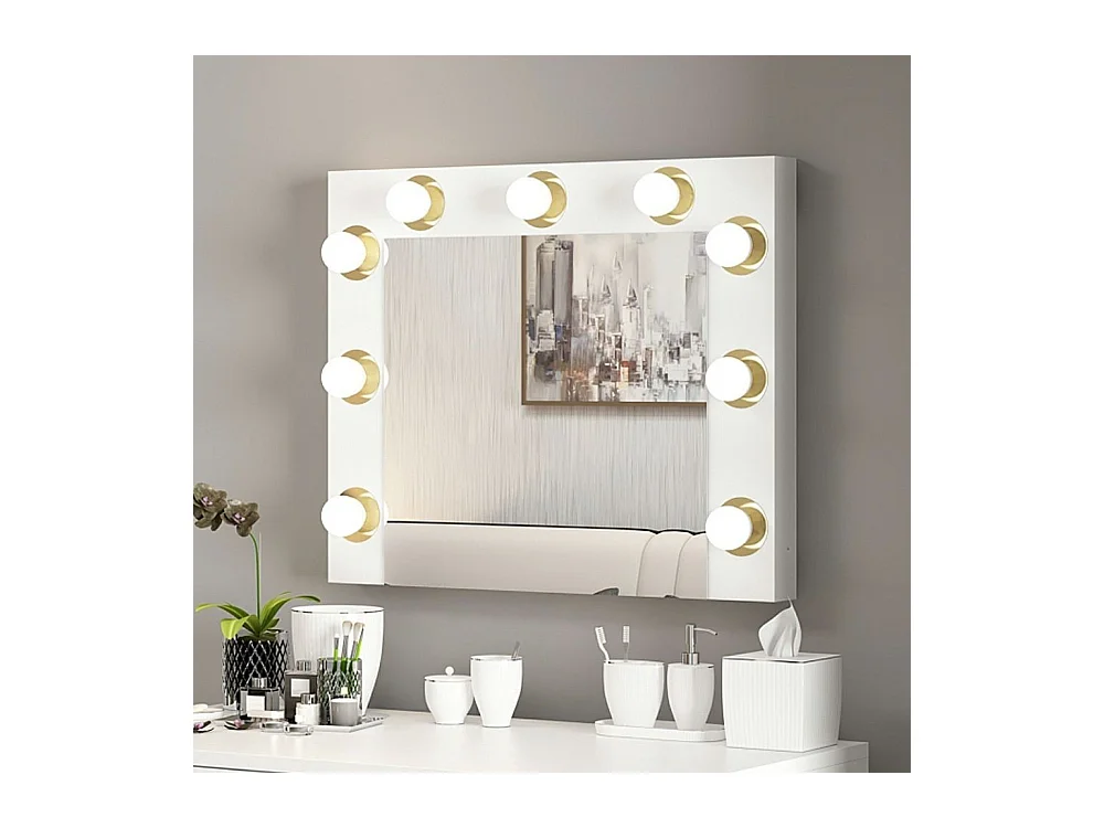 Specchio Trucco Armin con Luci LED 72x7x60H – L'eleganza e la funzionalità per il tuo angolo beauty