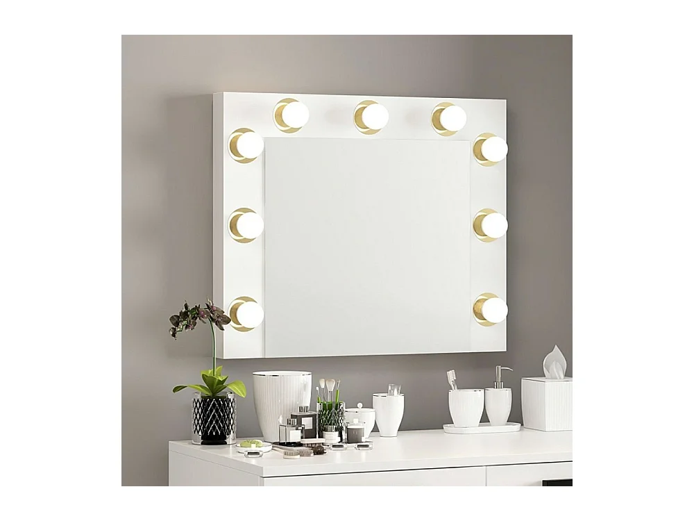 Specchio Trucco Armin con Luci LED 72x7x60H – L'eleganza e la funzionalità per il tuo angolo beauty