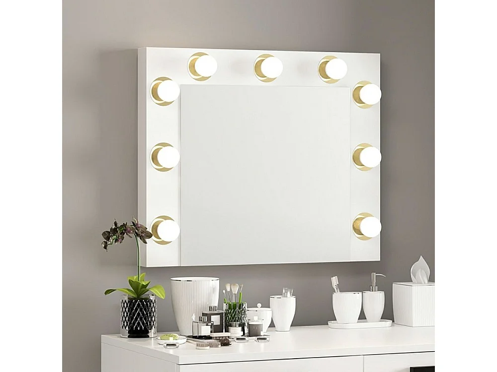 Specchio Trucco Armin con Luci LED 72x7x60H – L'eleganza e la funzionalità per il tuo angolo beauty