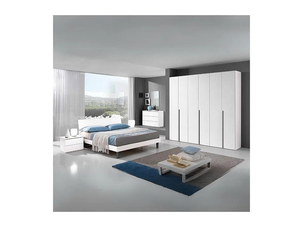 Camera da letto Manitoba colore bianco