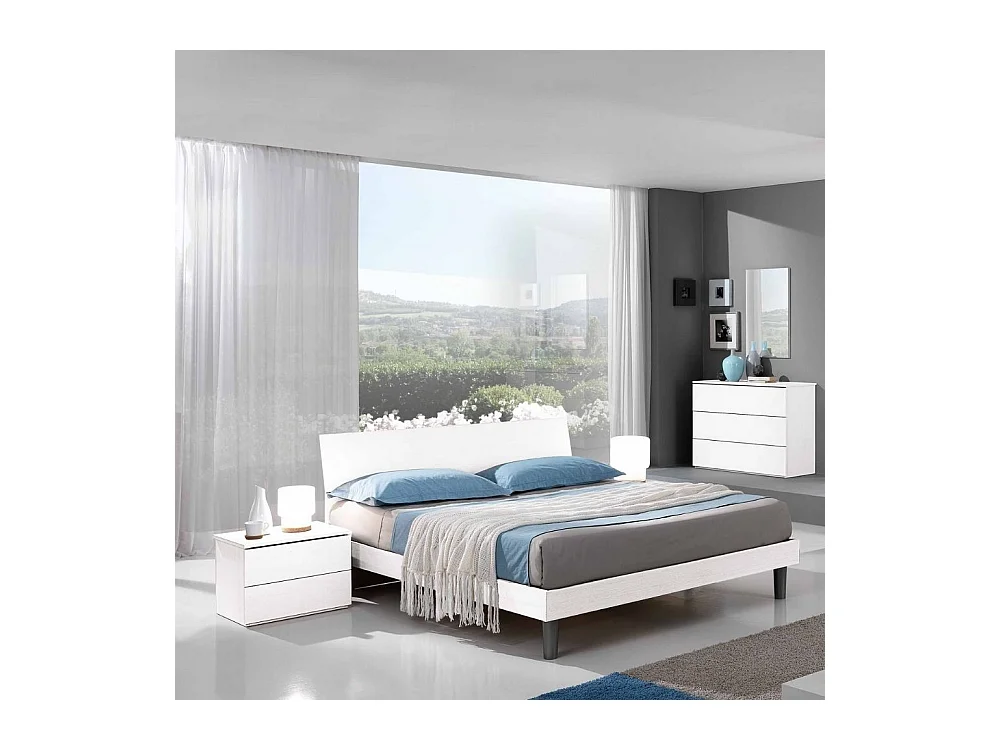 Camera da letto Manitoba colore bianco