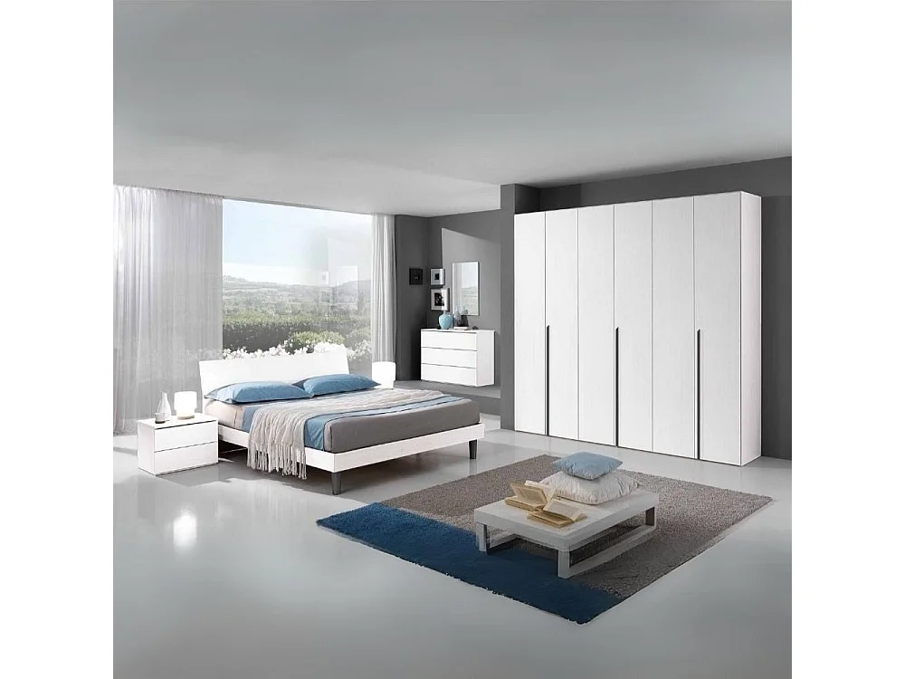 Camera da letto Manitoba colore bianco