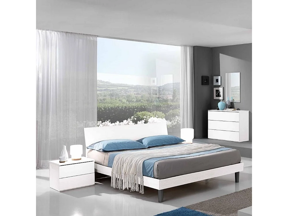 Camera da letto Manitoba colore bianco