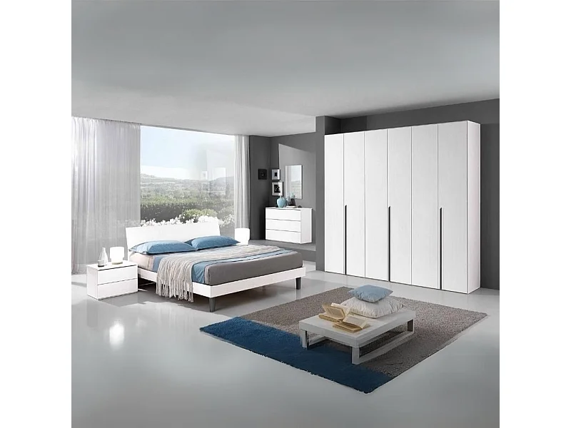 Camera da letto Manitoba colore bianco