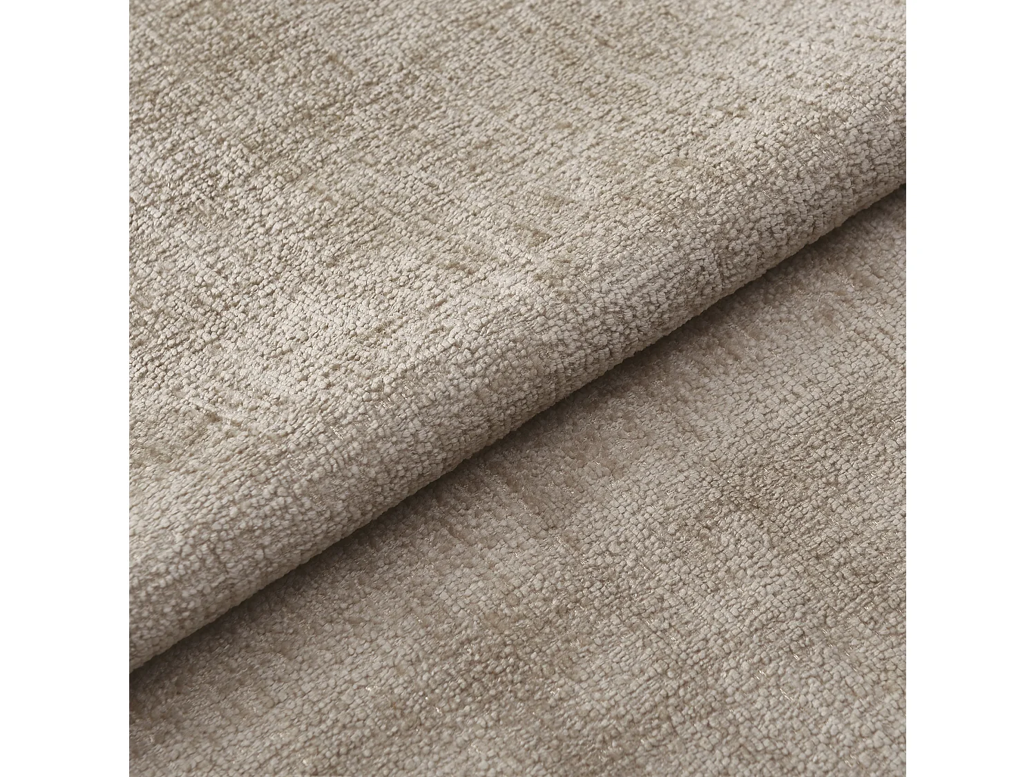 Fauteuil pivotant velours texturé taupe VICTORIA