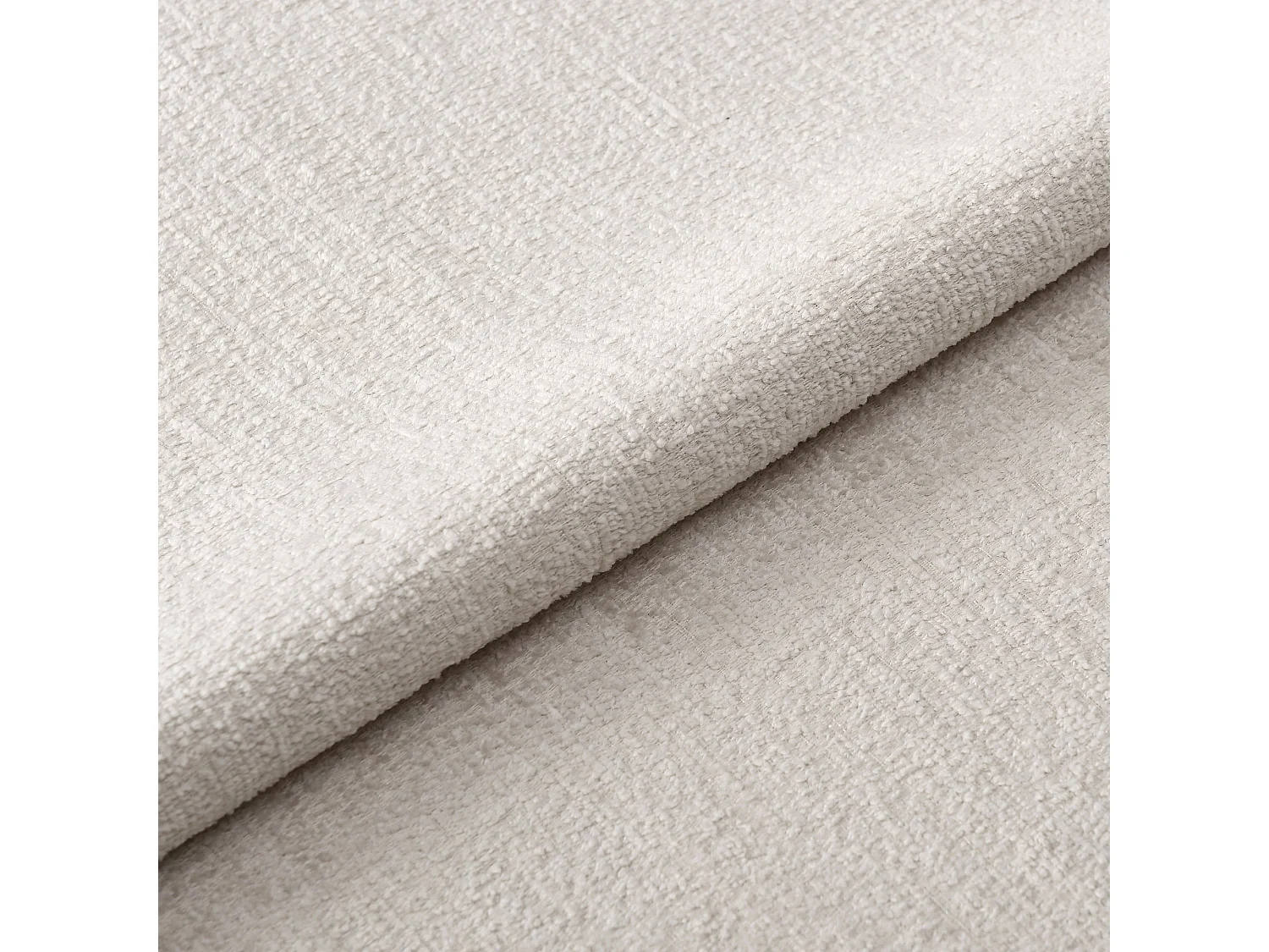 Fauteuil pivotant velours texturé beige VICTORIA