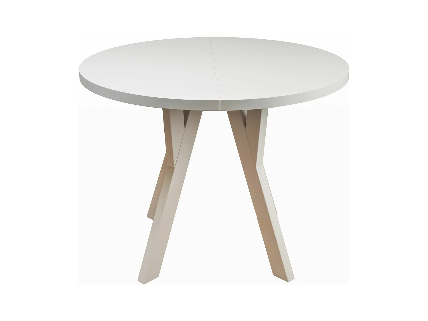 Ausziehbarer Esstisch - Greige - 100–180x100 cm - OSENNESS