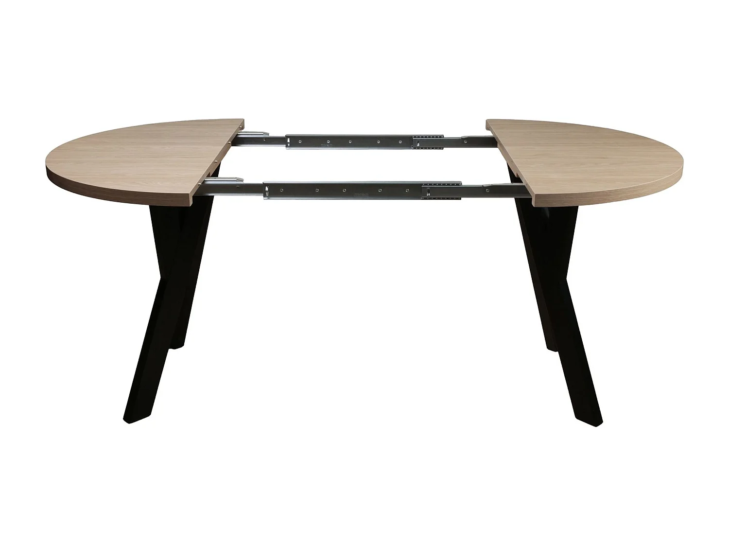 Table à manger extensible – Greige – 100x180x100 cm – OSENNESS