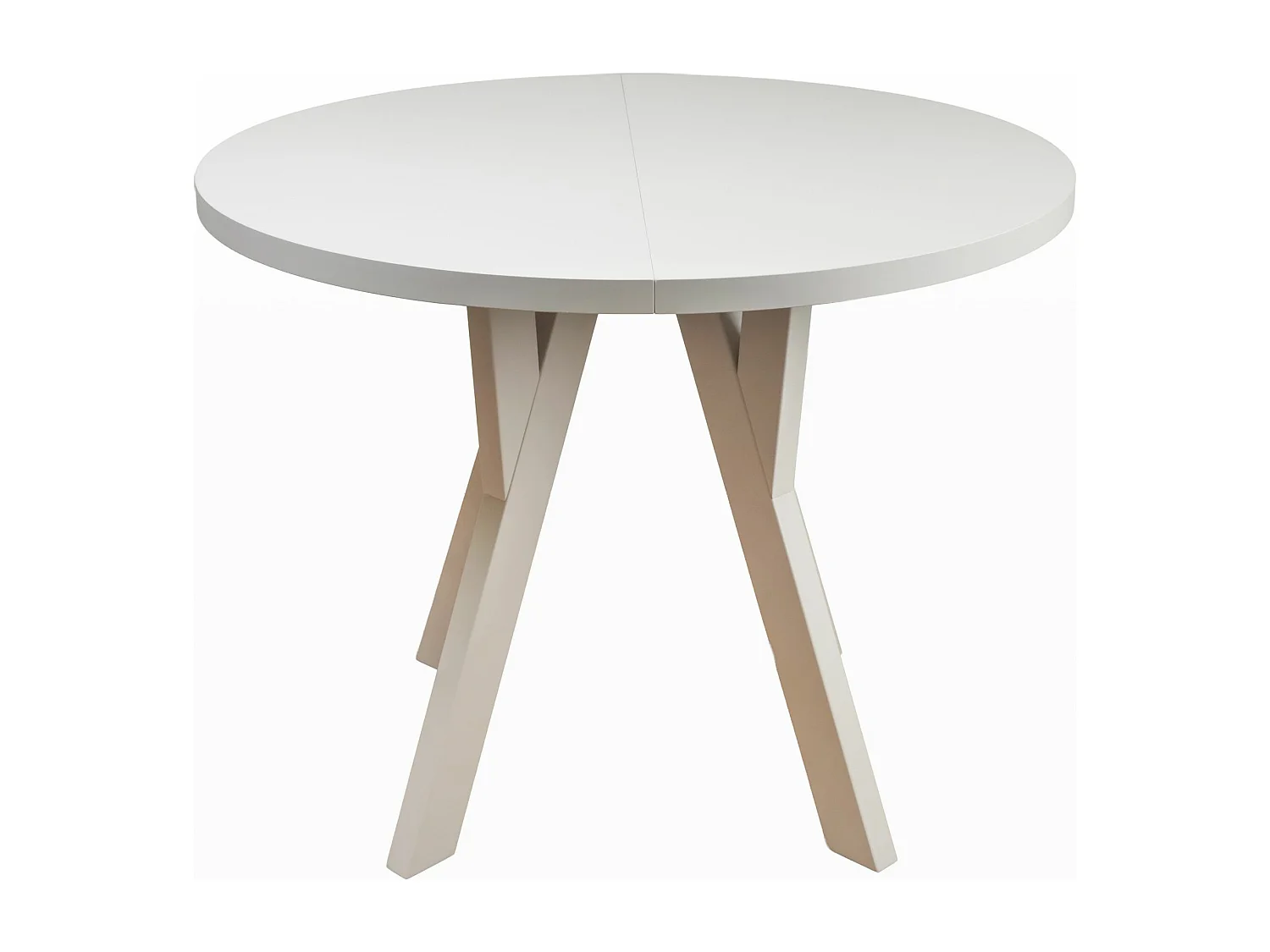 Table à manger extensible – Greige – 100x180x100 cm – OSENNESS