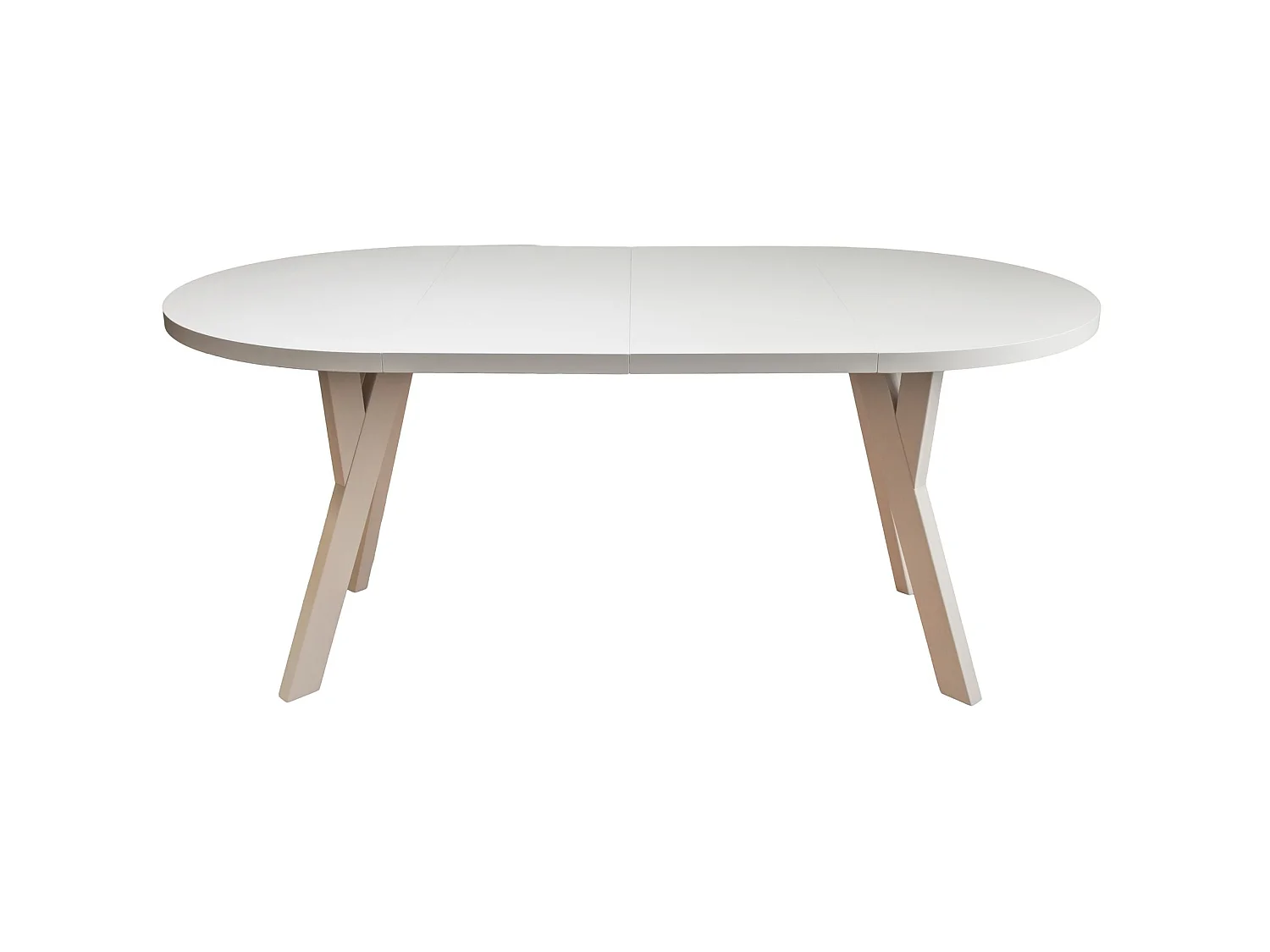 Table à manger extensible – Greige – 100x180x100 cm – OSENNESS