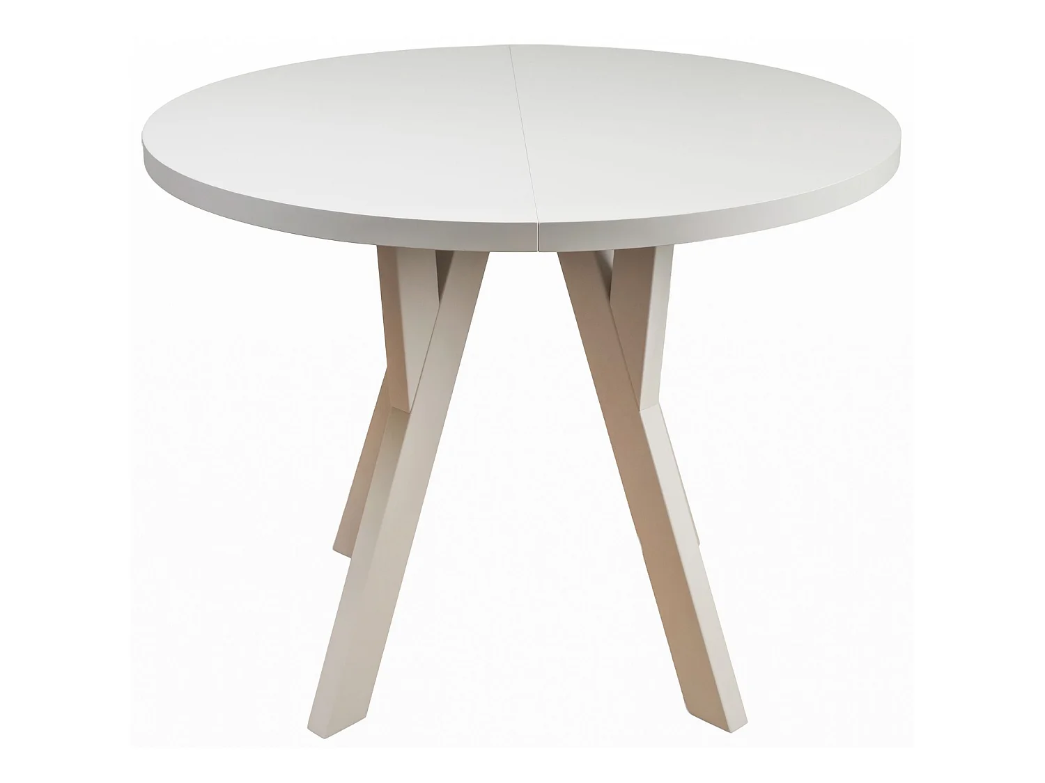 Table à manger extensible – Greige – 100x180x100 cm – OSENNESS