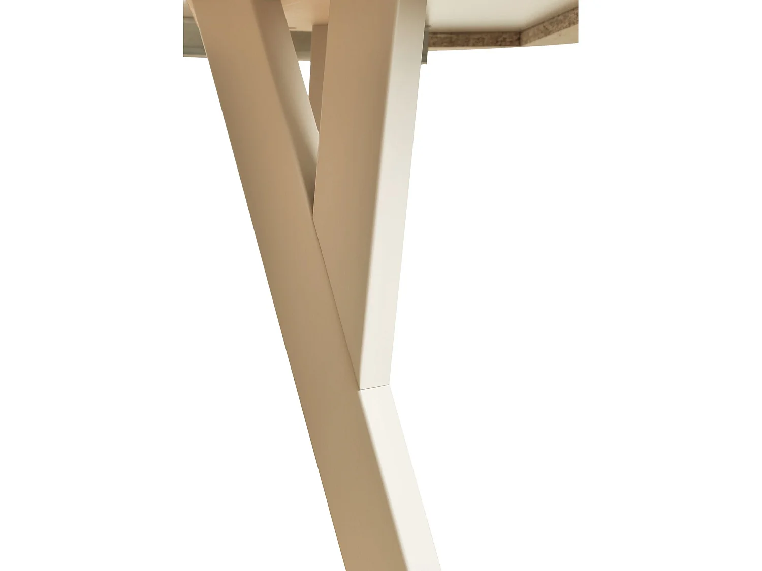 Table à manger extensible – Greige – 100x180x100 cm – OSENNESS