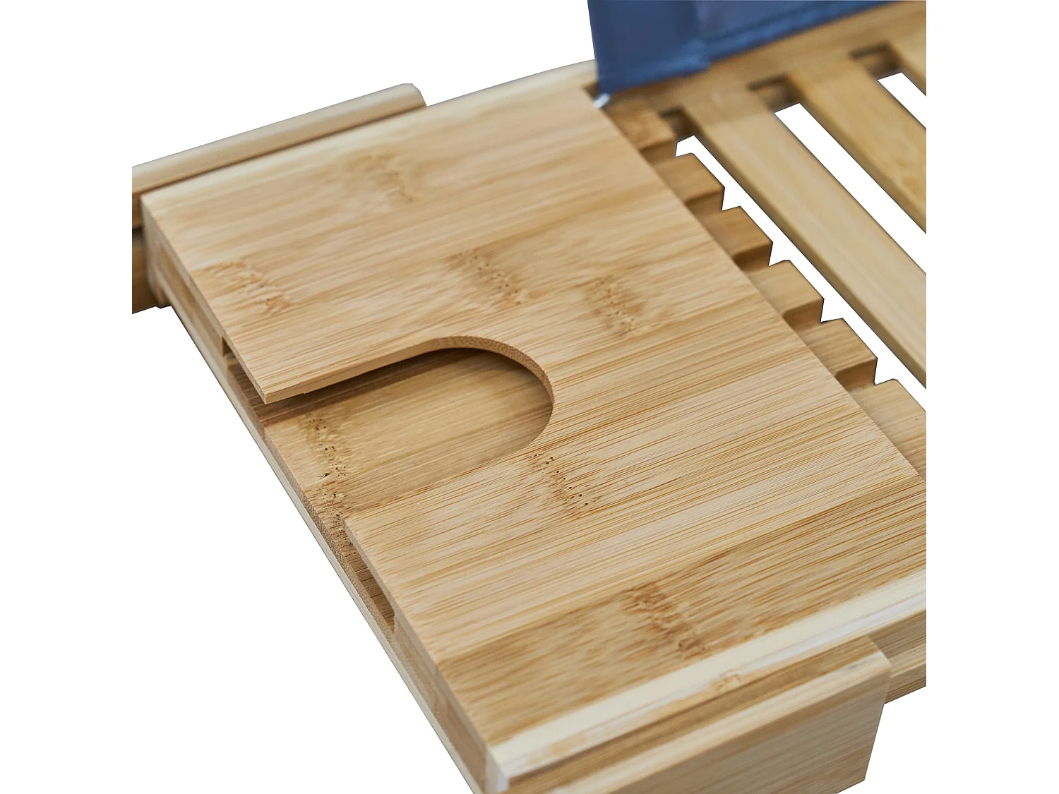 Étagère de baignoire SVITA ORI en bambou réglable et multifonctionnelle