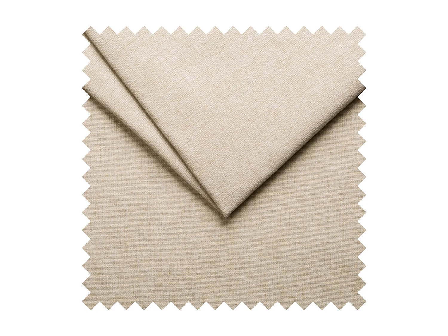 Polsterbett 200x200 - mit Strukturstoff - Hellbeige - DUNEY