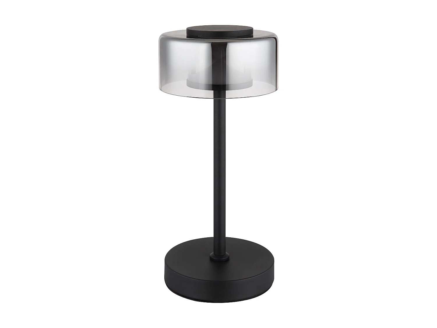 Lampe à poser métal noir mat, LED