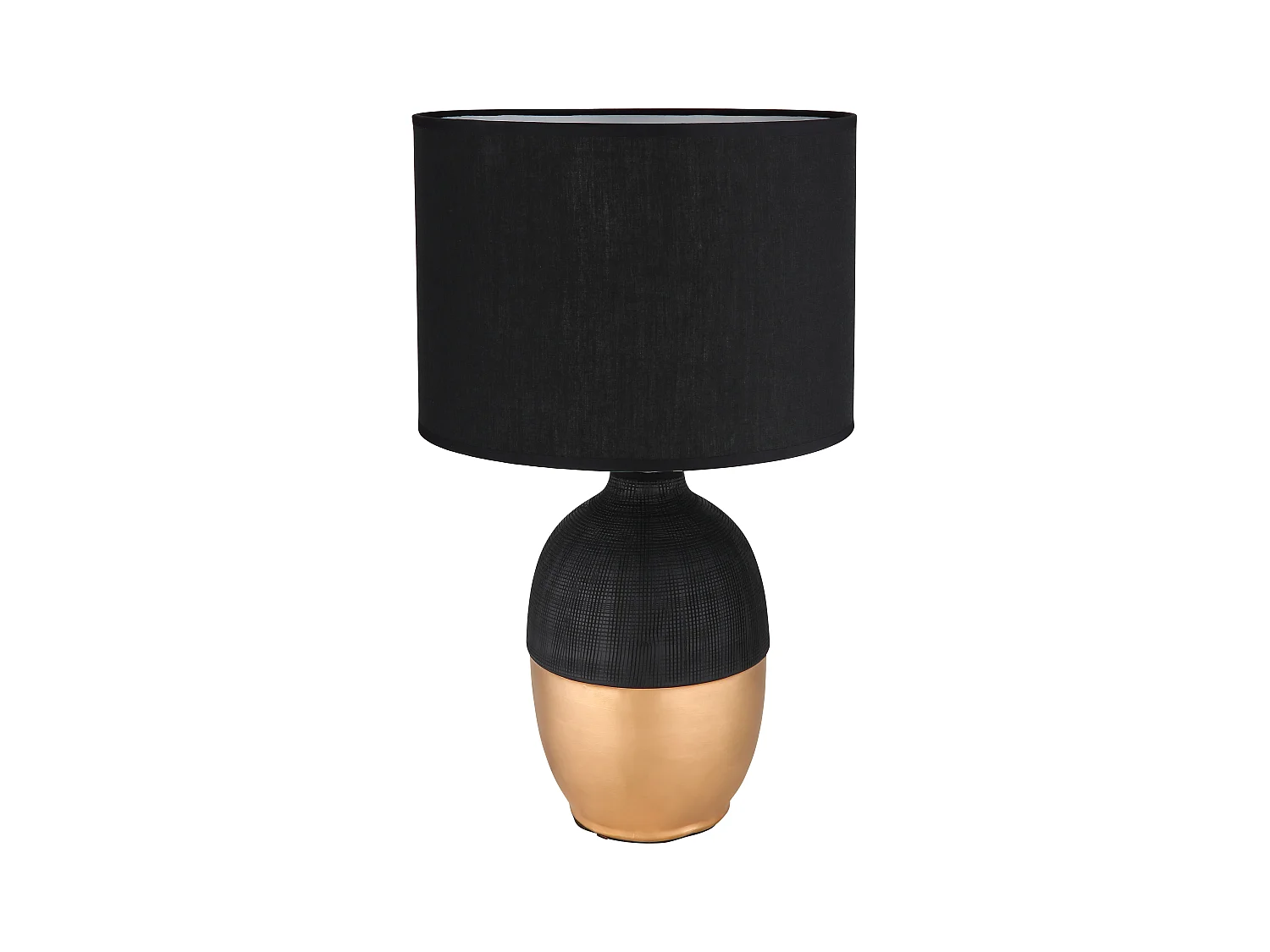 Lampe à poser céramique noir, 1x E14