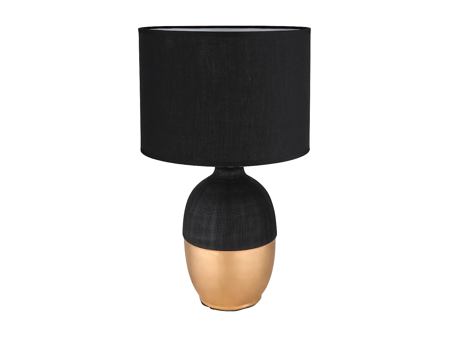 Tischleuchte Keramik schwarz, 1x E14