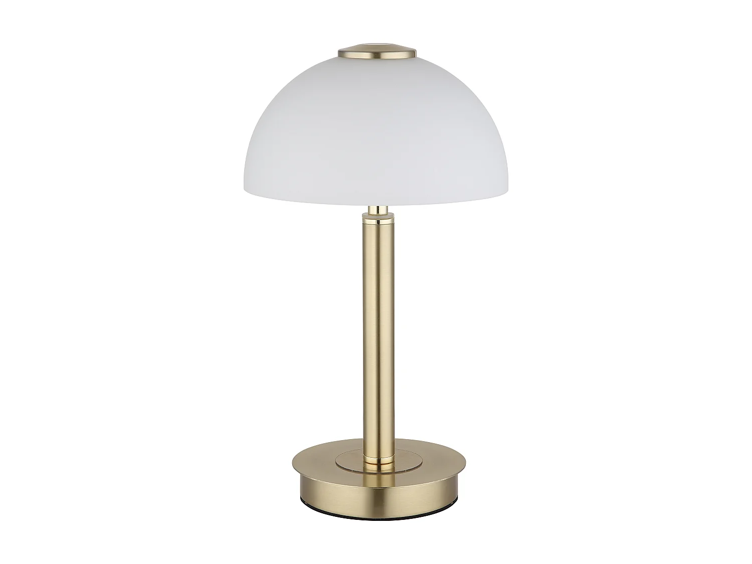 Lampe à poser métal couleur laiton mat, LED