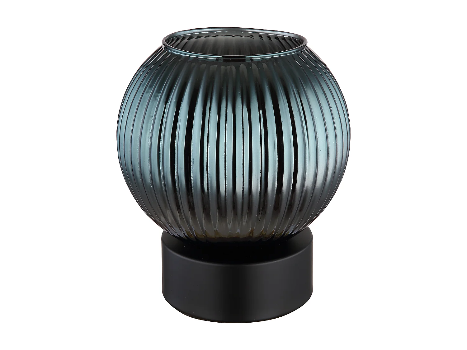 Lampe à poser métal noir mat, 1x E27