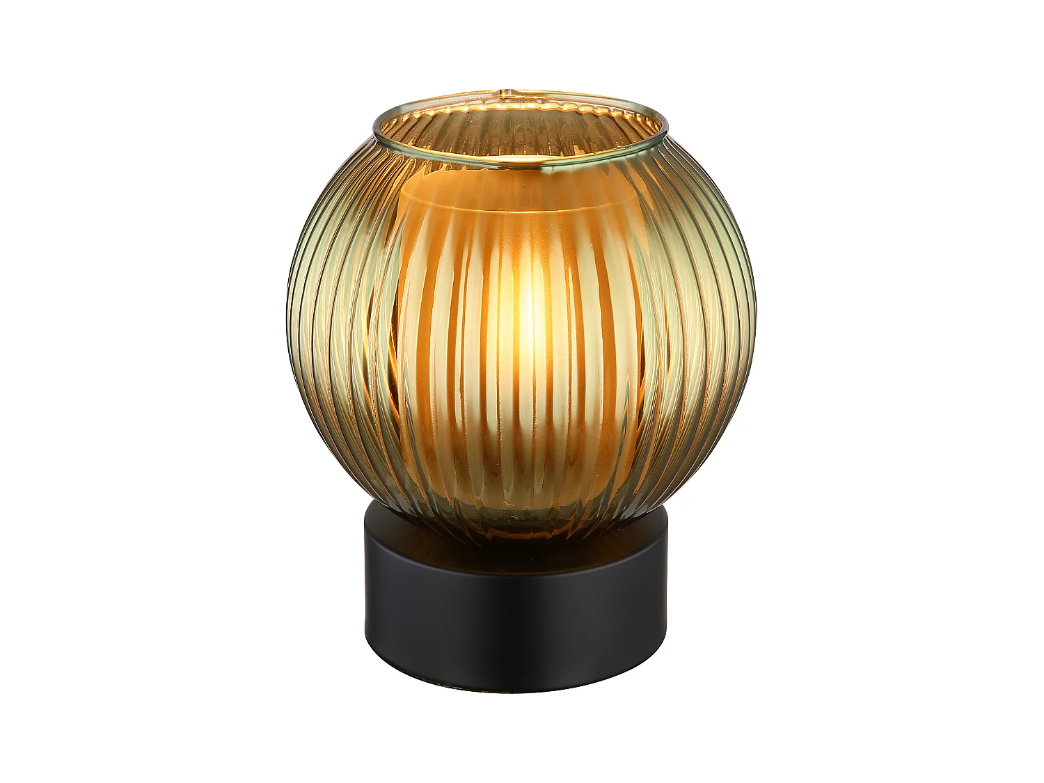 Lampe à poser métal noir mat, 1x E27