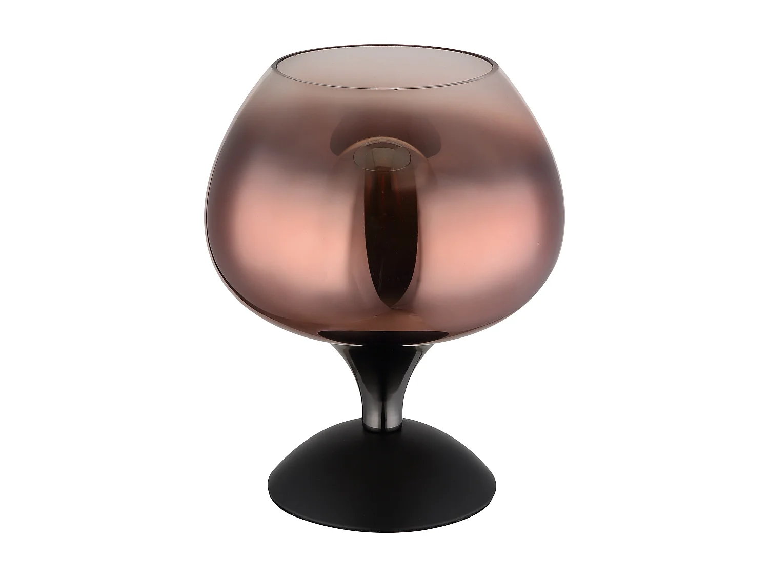 Lampe à poser métal noir mat, 1x E27