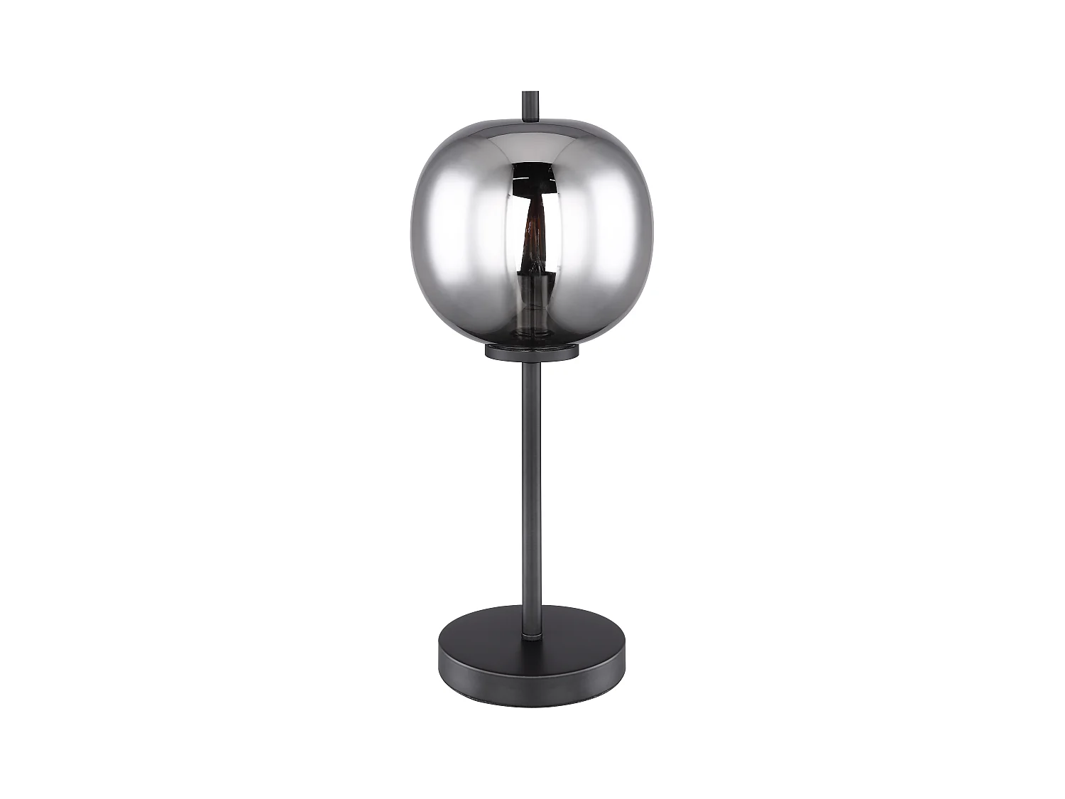 Lampe à poser métal noir, 1x E14